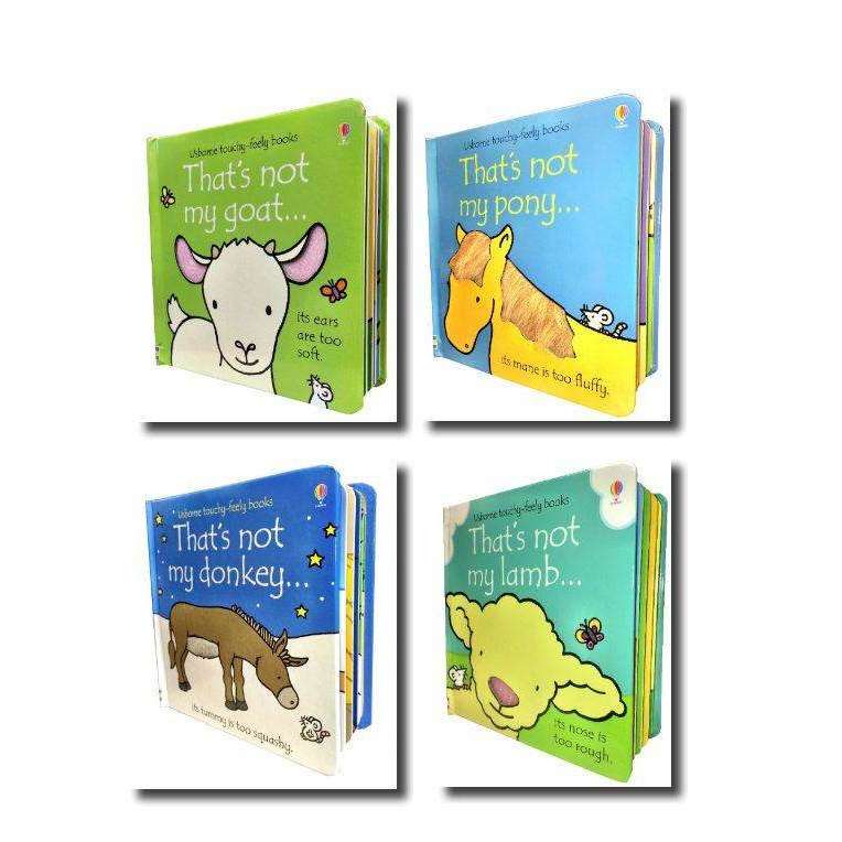Farm Animals 4 Books Collection Usborne Touchy-Feely 4 Books Set Thats not my series