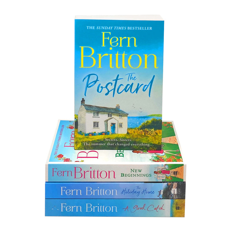 Fern Britton Collection 4 Books Set (New Beginnings, A Good Catch, The Holiday Home, The Postcard)