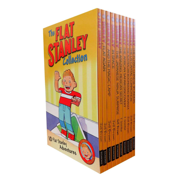Flat Stanley Adventure Series Collection 10 Books Set Jeff Brown