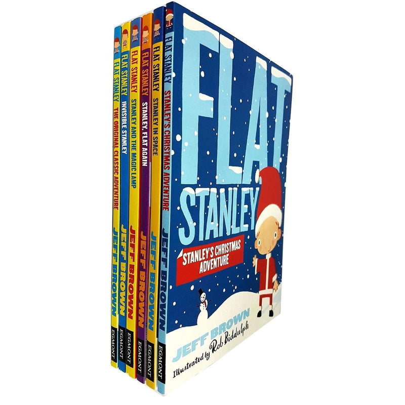 Flat Stanley Jeff Brown Collection Magic Lamp 6 Books Set Stanley In Space