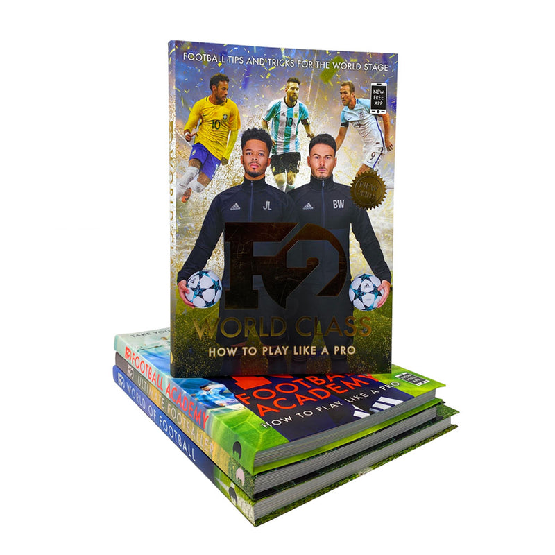 F2 Freestylers Football Series 4 Books Collection Set (F2 World Class, F2 Footba