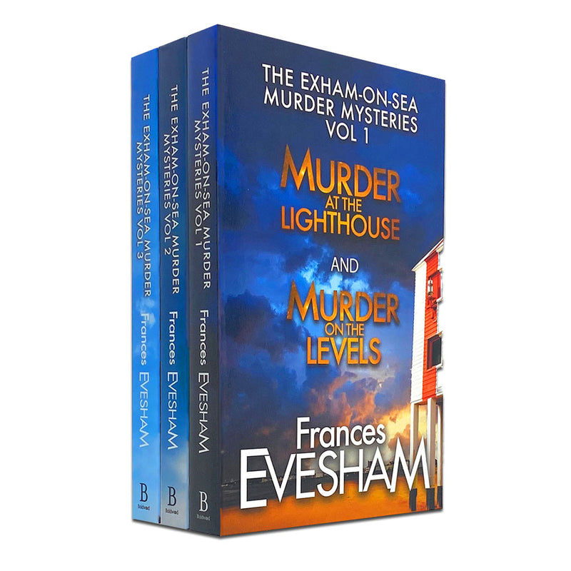 The Exham-on-Sea Murder Mysteries Series Volume 1 - 3, Set by Frances Evesham (Lighthouse, Levels, Tor, Cathedral, Bridge & Castle)
