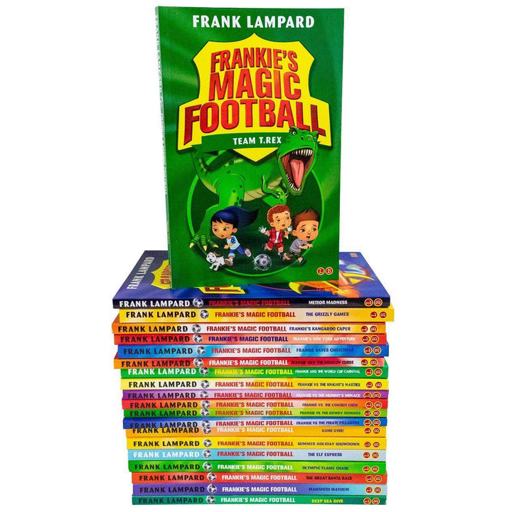 Frankie's Magic Football Box Set by Frank Lampard – 20 Book Collection for Kids 8+, Full of Football Adventures, Fun Stories & Team Spirit.