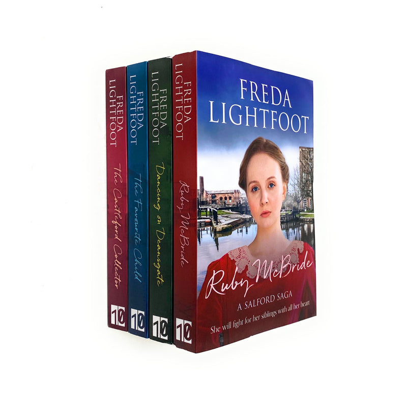 Salford Sagas 4 Books Collection Set By Freda Lightfoot Inc Ruby Mcbride