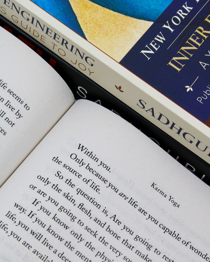 Sadhguru: A Yogi's Guide 3 Books Collection Set – Inner Engineering, Karma & Death – Spiritual Growth, Wisdom, and Self-Discovery