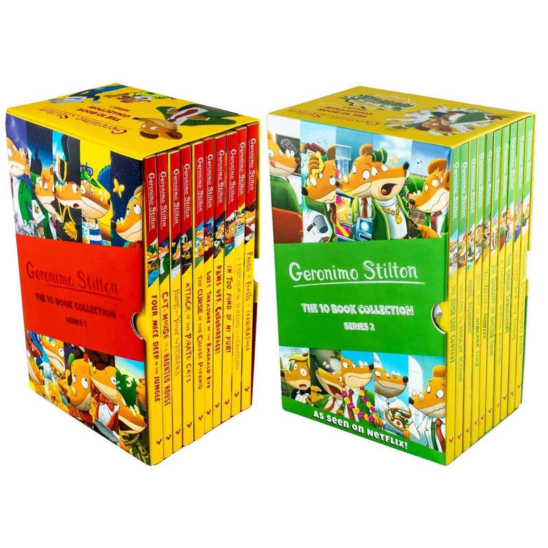 Geronimo Stilton Series 1 & Series 2 - 20 Books Collection Box Set