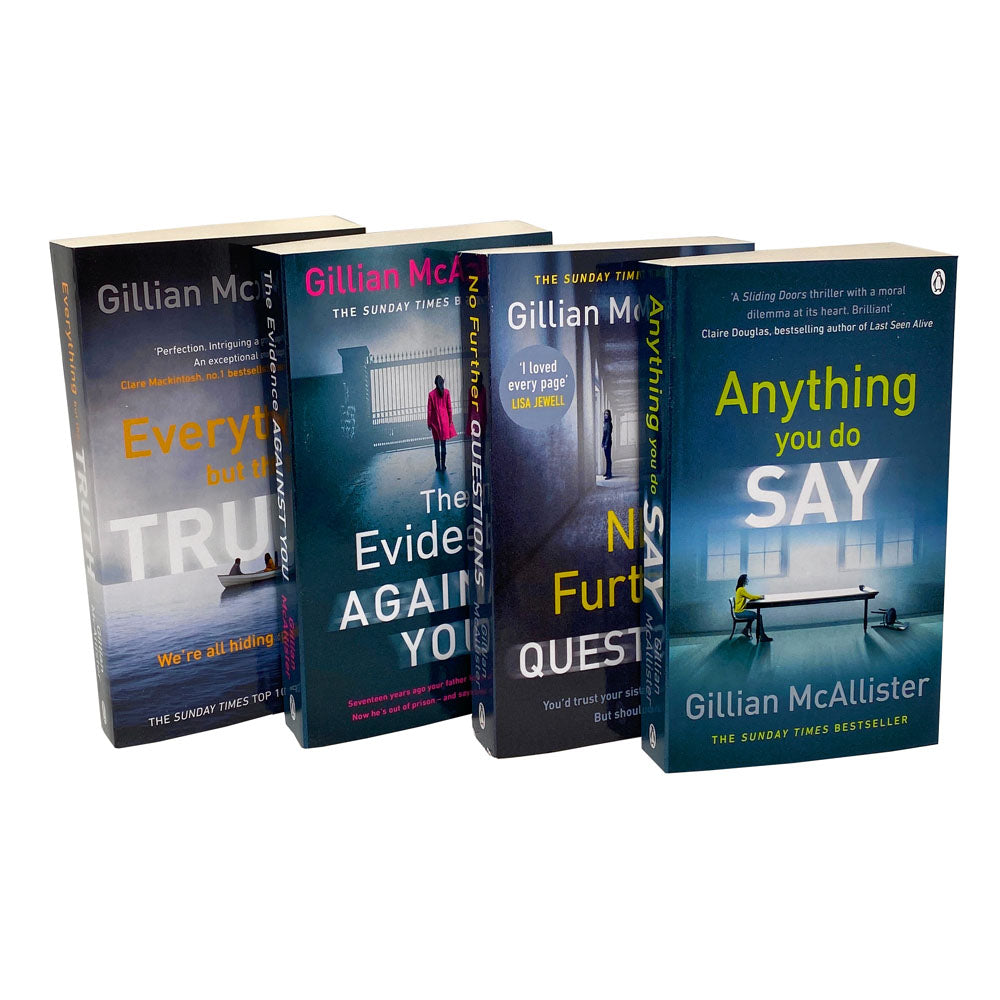 Gillian McAllister 4 Books Collection Set, No Further Questions, Anyth ...