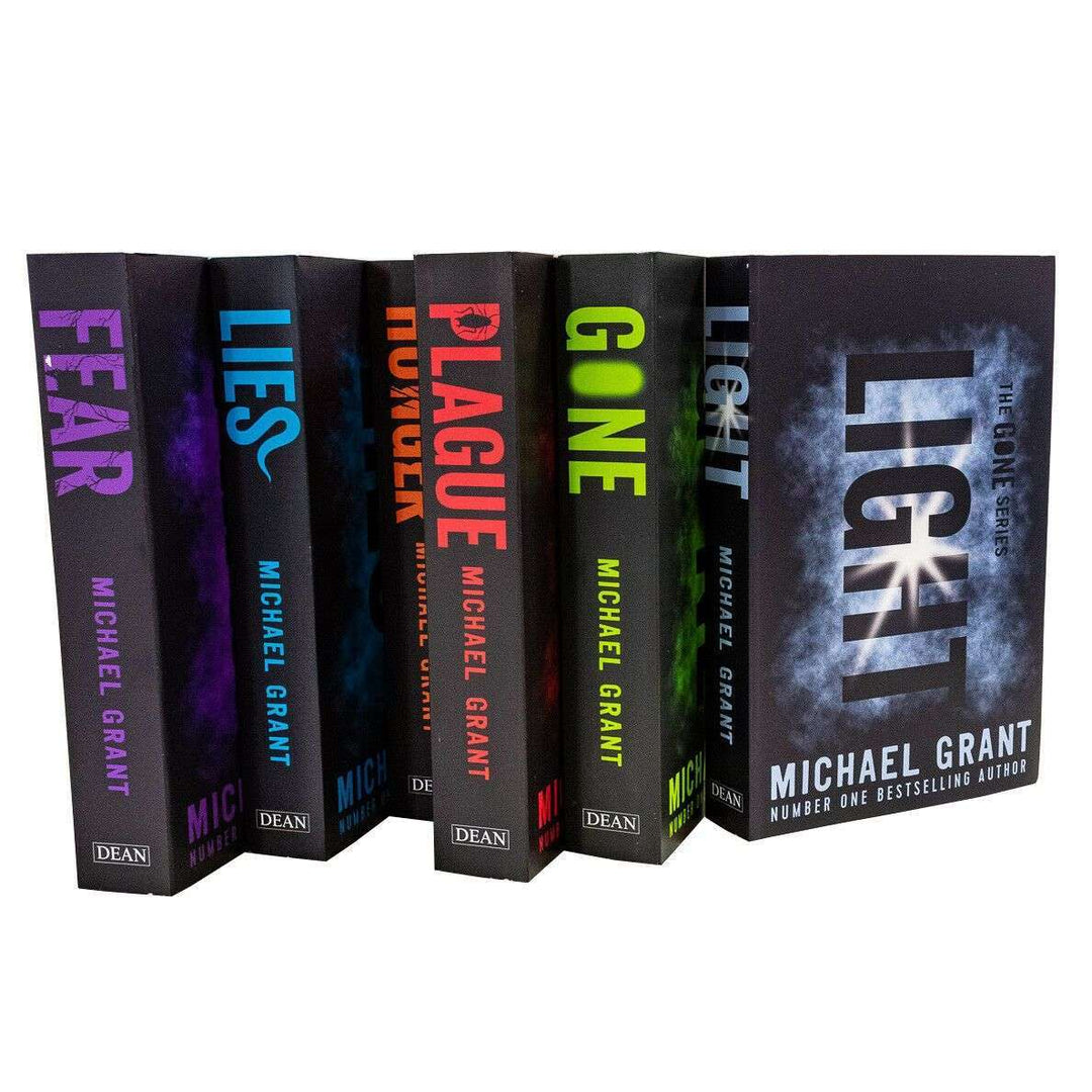 Gone Series 6-Book Collection Set by Michael Grant – Gripping YA Dystopian Science Fiction | Includes Light, Hunger, Lies, Plague & More