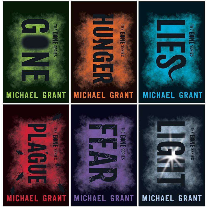 Gone Series 6-Book Collection Set by Michael Grant – Gripping YA Dystopian Science Fiction | Includes Light, Hunger, Lies, Plague & More