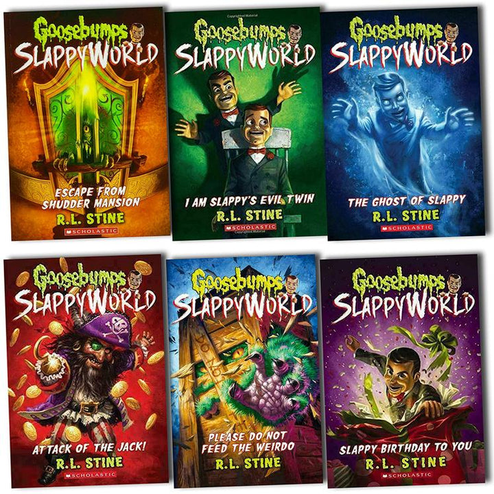 Goosebumps Slappyworld 6-Book Collection by R.L. Stine | Spooky Stories, Thrills & Chills for Kids– Scary Adventures & Suspense for 8+ years
