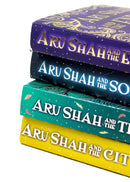 Roshani Chokshi 4 book Set ( Aru Shah and the End of Time, Tree of Wishes, Song of Death, City of Cold)