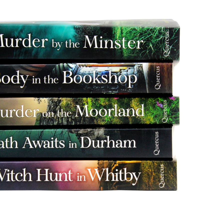 The Kitt Hartley Yorkshire Mysteries Series 5 Books Collection Set By Helen Cox(Murder by the Minster, A Body in the Bookshop, Murder on the Moorland, Death Awaits in Durham,)