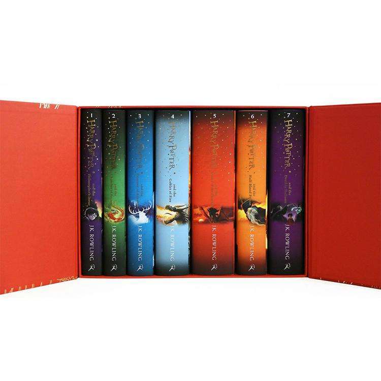 Harry Potter 7 Book Set: J.K. Rowling's Complete Red Fantasy Series – Magic, Adventure, Wizards, Witches, Hogwarts for Kids & Young Adults