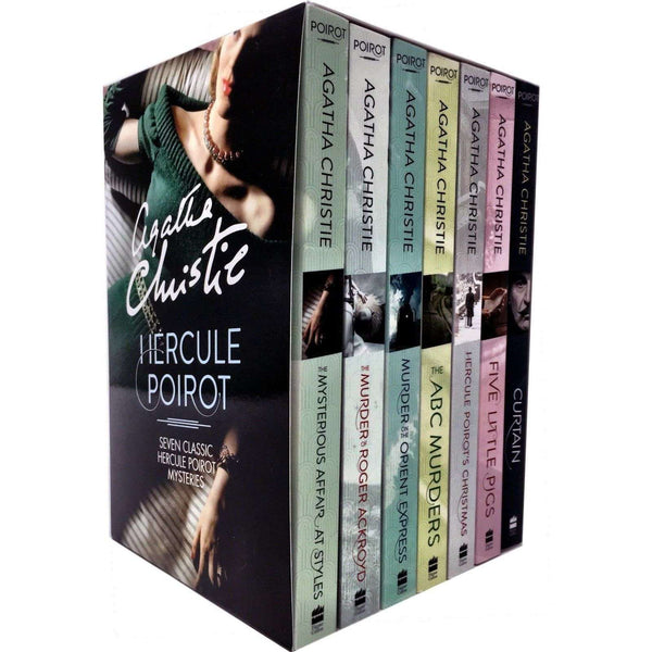 Hercule Poirot 7 Classic Mysteries Boxed Set by Agatha Christie ABC Murders