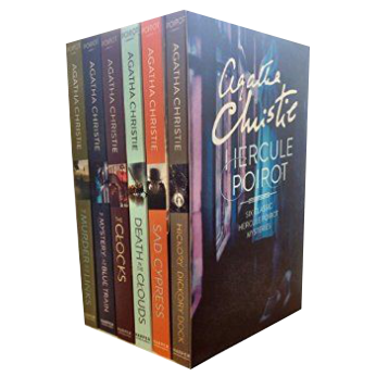 Hercule Poirot Mysteries 6 Books Collection Agatha Christie Classic Box Set BBC