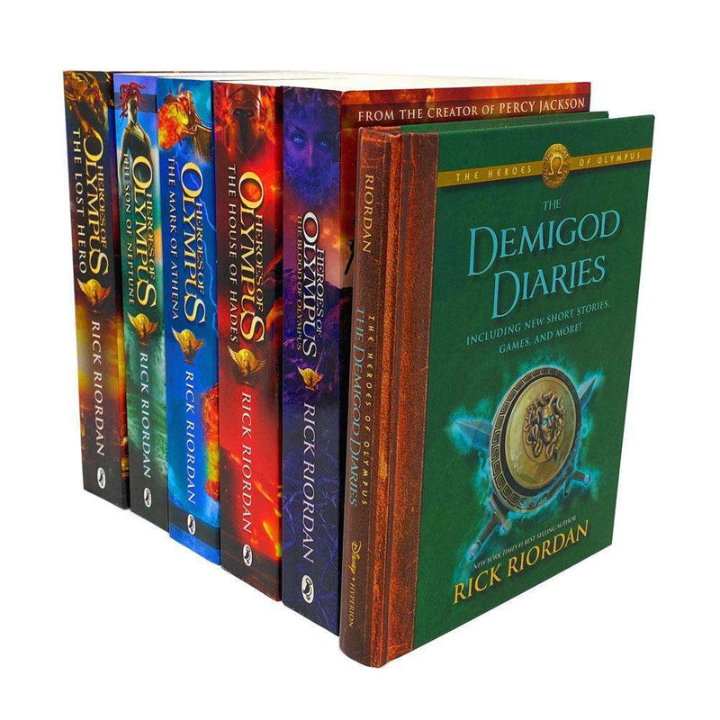 Heroes of Olympus Series 6 Books Collection Set By Rick Riordan