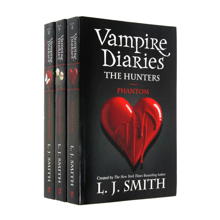 Vampire Diaries The Hunters Collection 3 Books Set by L.J. Smith (8 to 10) – YA Fantasy with Vampires, Magic, Adventure, Drama, Supernatural & Fiction