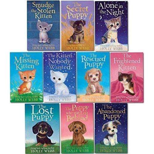 Holly Webb Animal Stories Puppy and Kitten Rescue Series 10 Books Collection Set series 2