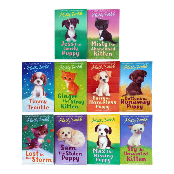 Holly Webb - Series 1 - Puppy And Kitten 10 Books Collection Set - Animal Stories