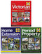 Haynes Property Manual 3 Books Collection Set (Home Extension, The Victorian House, Period Property)