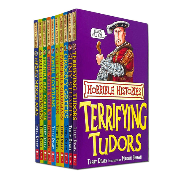 Horrible Histories Beastly Book Set 10 Books
