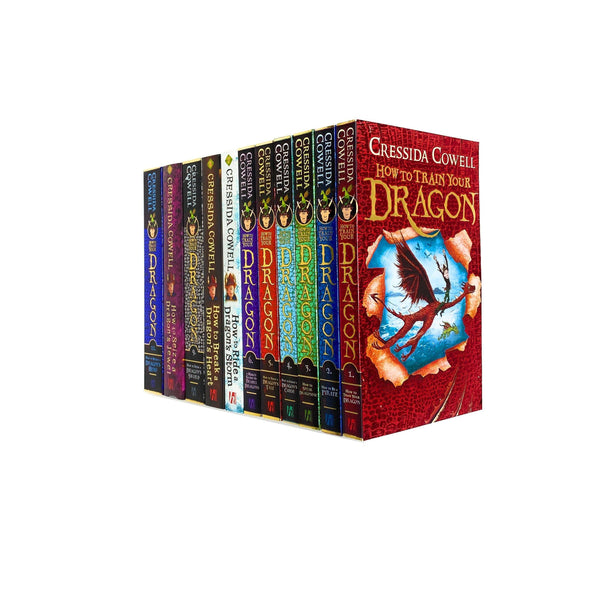How to Train Your Dragon 11 Books Collection Set By Cressida Cowell
