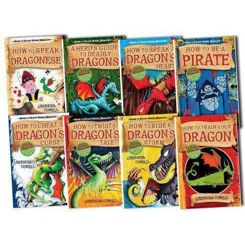 How to Train Your Dragon Collection 8 Books Box Set Cressida Cowell