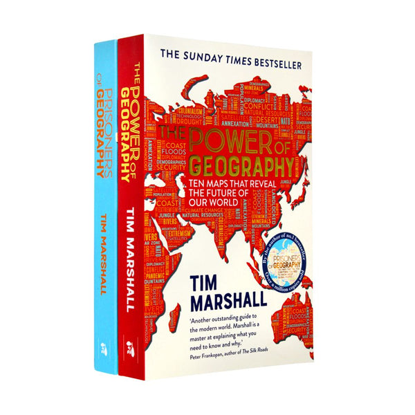Tim Marshall Collection 2 Books Set ( Prisoners of Geography & The Power of Geography )
