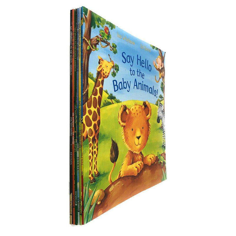 Ian Whybrow Collection Say Hello Series 6 Books Set Snowy Animals, Jungle Animal