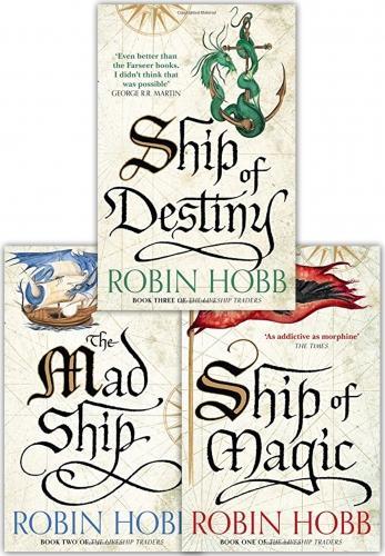 Robin Hobb Liveship Traders 3 Book Collection Set – Epic Fantasy Series Paperback Novels Including Ship of Destiny by Bestselling Author