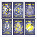 Isaac Asimov Foundation Series 6 Books Collection Set Pack Foundation's edge