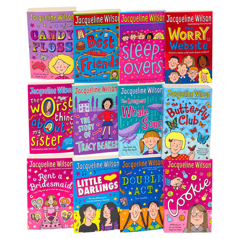 Jacqueline Wilson 12 Books Box Collection Set Pack Illustrated By Nick jacqueline-wilson-12-books-box-collection-set-pack-illustrated-by-nick