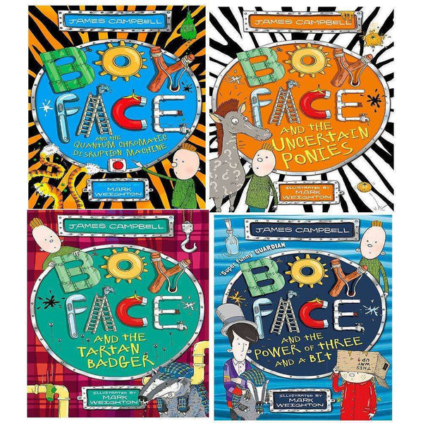 James Campbell Boyface 4 Books Collection Set Pack Inc The Tartan Badger