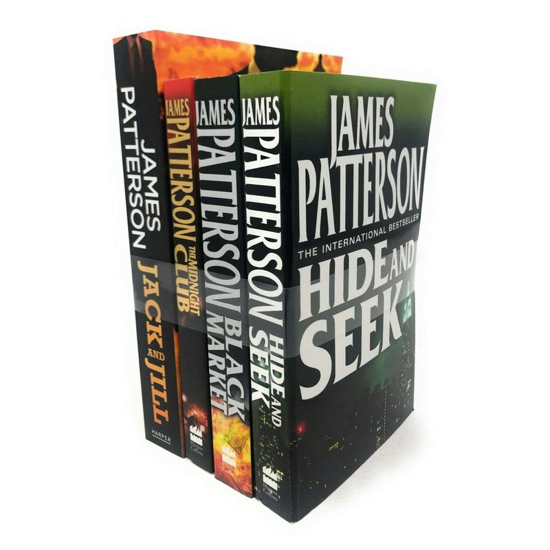 James Patterson 4 Book Set Collection Inc Hide And Seek, Midnight Club
