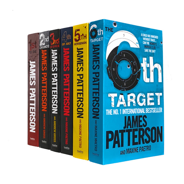 Women's Murder Club 6 paperback Book Collection by James Patterson (Books 1-6)| Gripping Murder Mystery & Thriller Series| Crime Fiction with Suspense