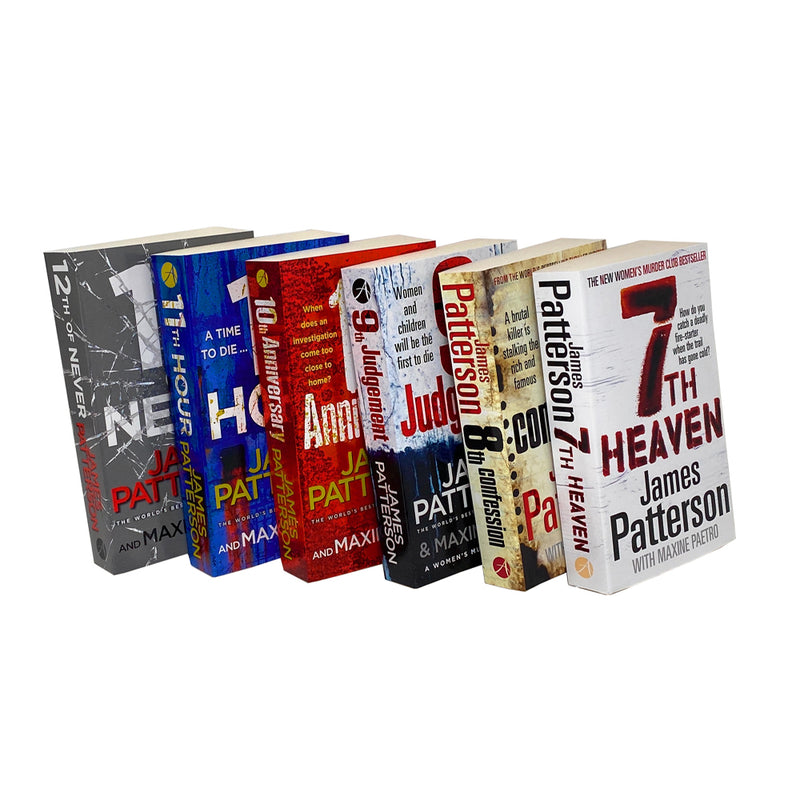 Women Murderclub Series 6 Books Collection Set (7-12) By James Patterson