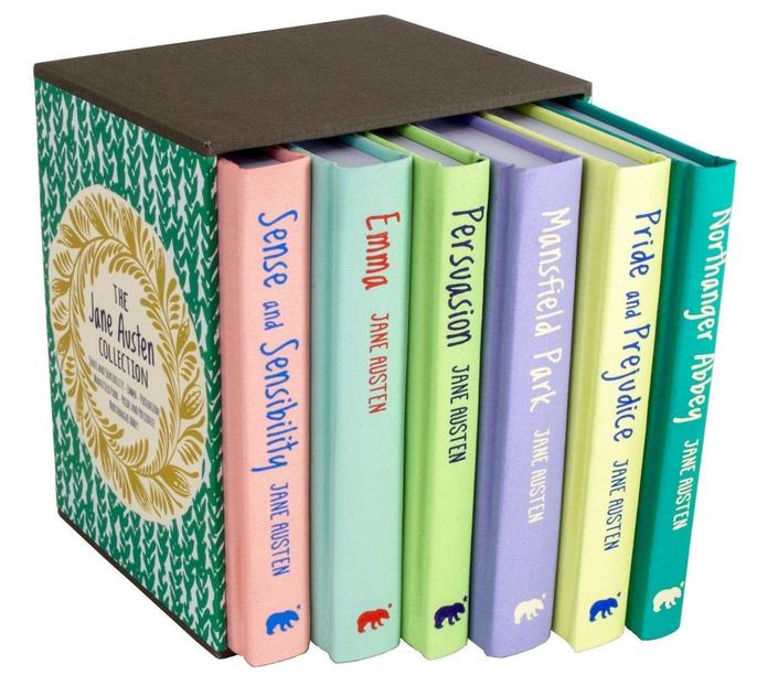 Jane Austen Collection Deluxe Cloth Hardcover 6 Books Box Set