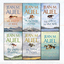 Jean M Auel Earth's Children 6 Book Collection Set – Prehistoric Fiction Adventure Series Pack | Clan of the Cave Bear & More | Bestselling Novels