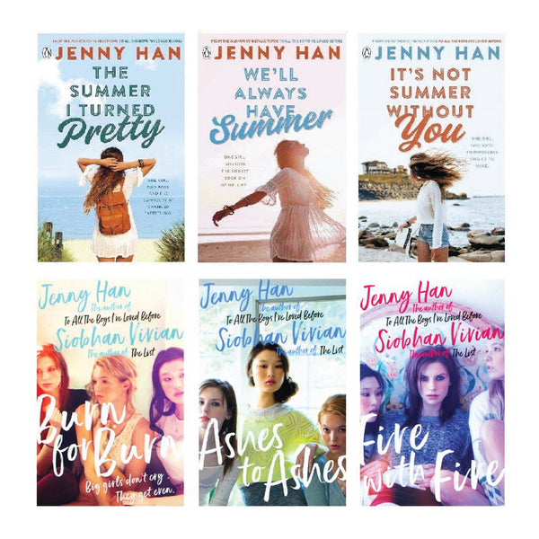 Summer Series and Burn for Burn Series 6 Books Collection Set by Jenny Han (The Summer I Turned Pretty, We'll Always Have Summer, It's Not Summer Without You, Burn for Burn, Ashes to Ashes, Fire With Fire)