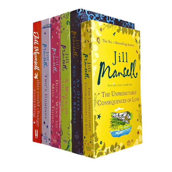 Jill Mansell 6 Books Collection Set (An Offer You Can't Refuse,Two's Company ..)