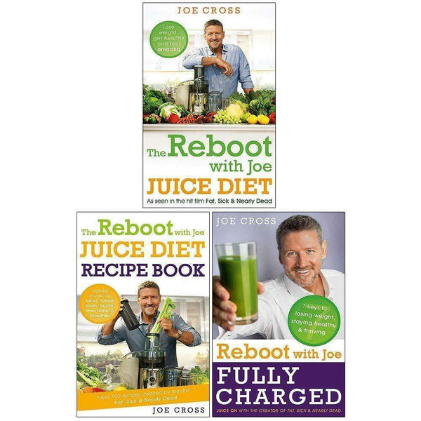 Joe Cross The Reboot with Joe 3 Books Collection Set Reboot with Joe Juice Diet