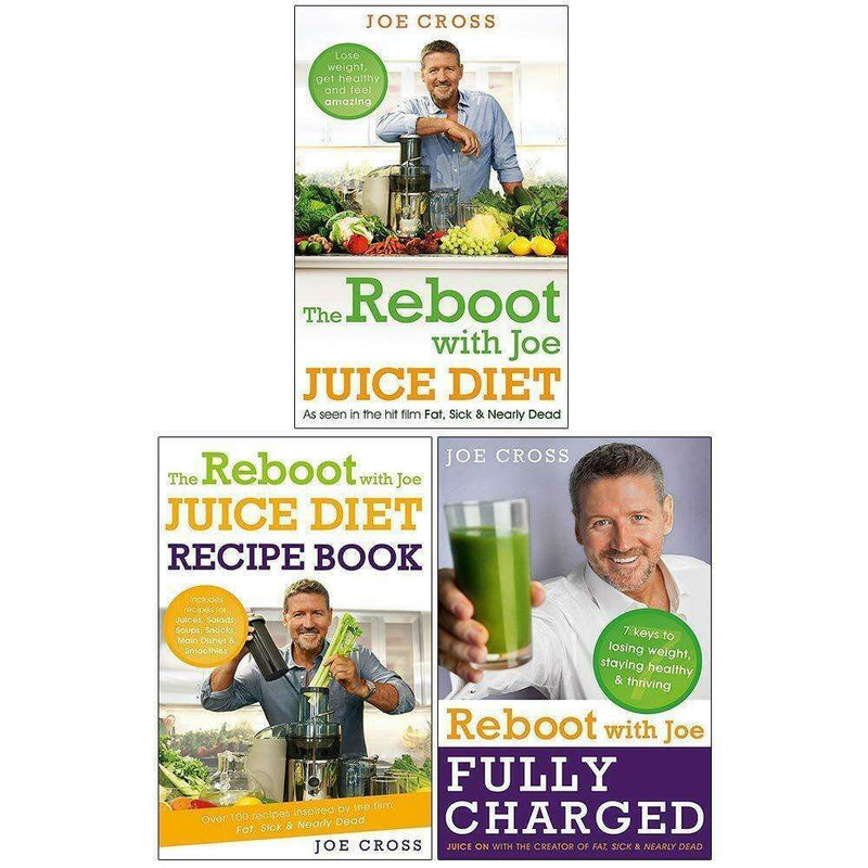Joe Reed Books Joe Cross The Reboot with Joe 3 Books Collection Set Reboot with Joe J ...