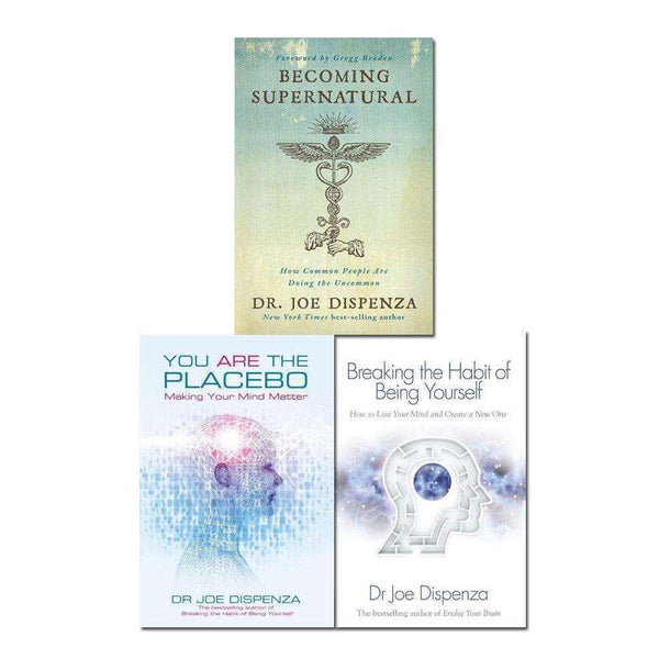 Joe Dispenza 3 books collection set Becoming Supernatural, You Are the Placebo