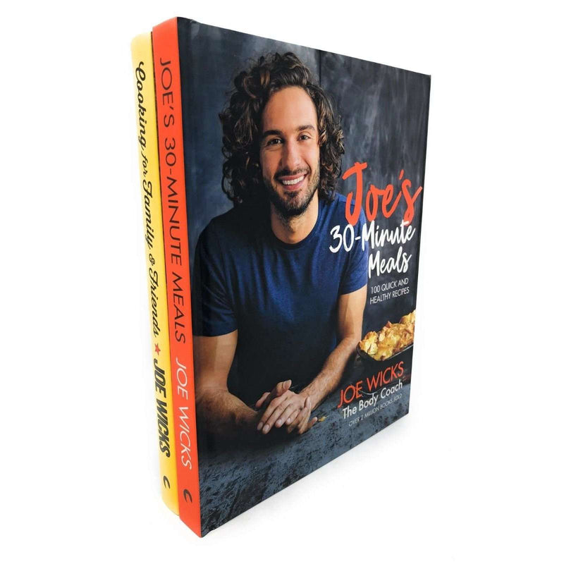 Joe Wicks 2 Books Set Collection 30 Minute Meals, Cooking For Family & Friends