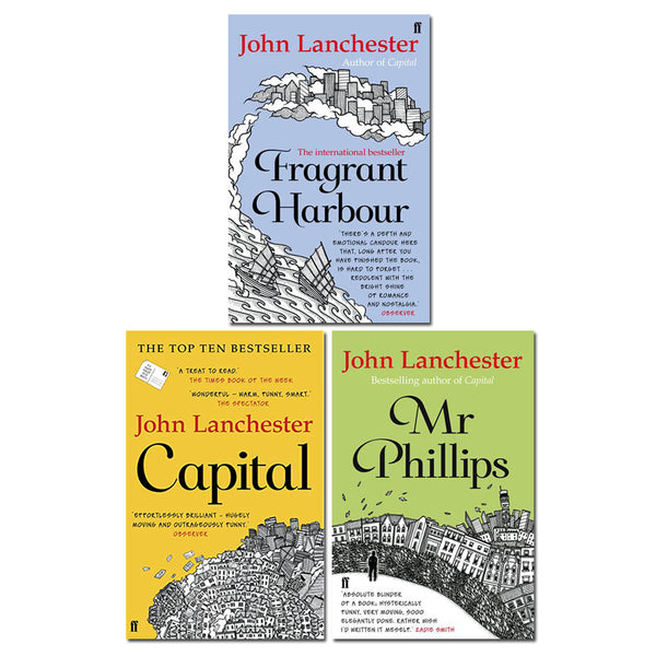 John Lanchester 3 Books Collection Set Capital, Mr Phillips, Fragrant Harbour