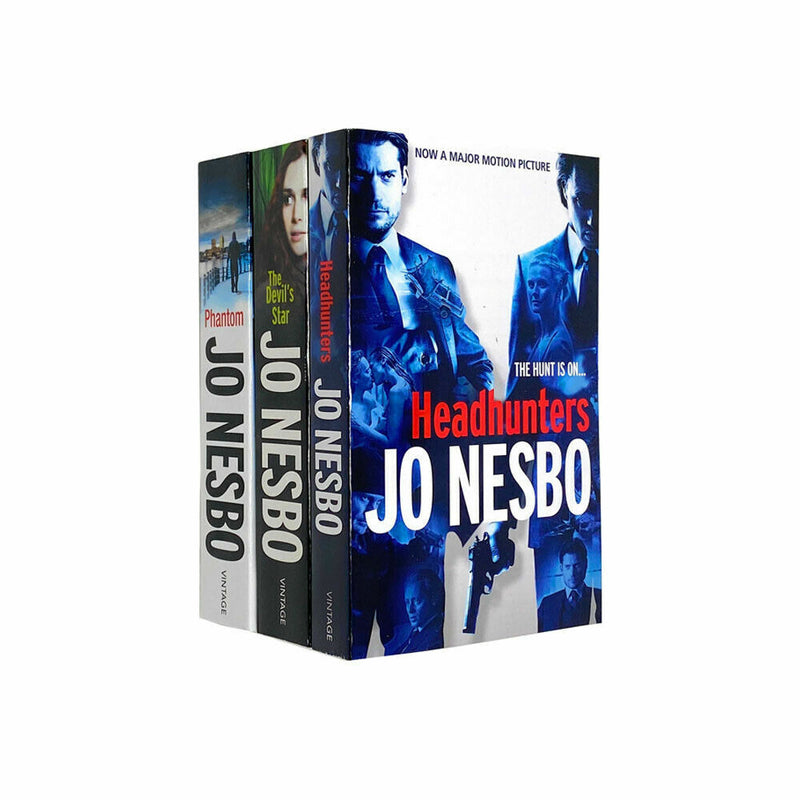 Jo Nesbo Collection 3 Books Set -The Devil’s Star, Phantom, Headhunters