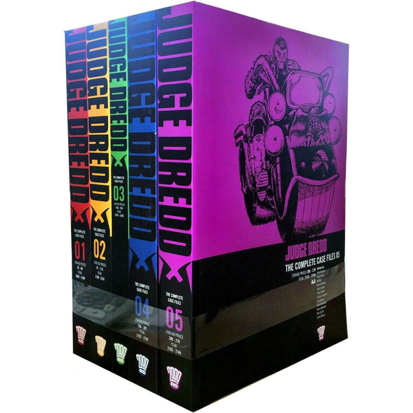 Judge Dredd: Complete Case Files Volume 1-5 Collection 5 Books Set (Series 1) By John Wagner