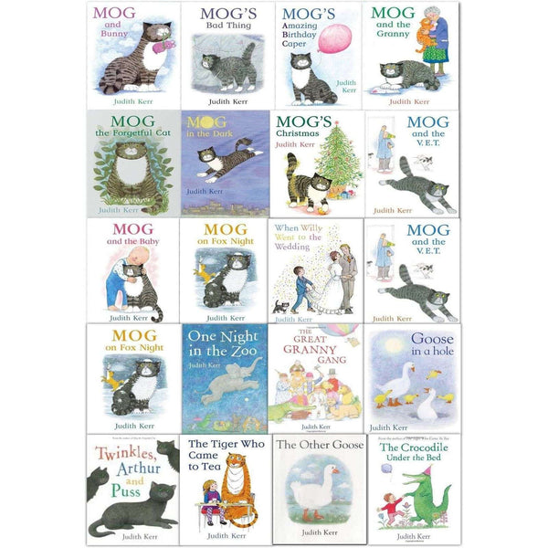 Judith Kerr Mog the Forgetful Cat Collection 18 Books Set Mog Christma – Lowplex