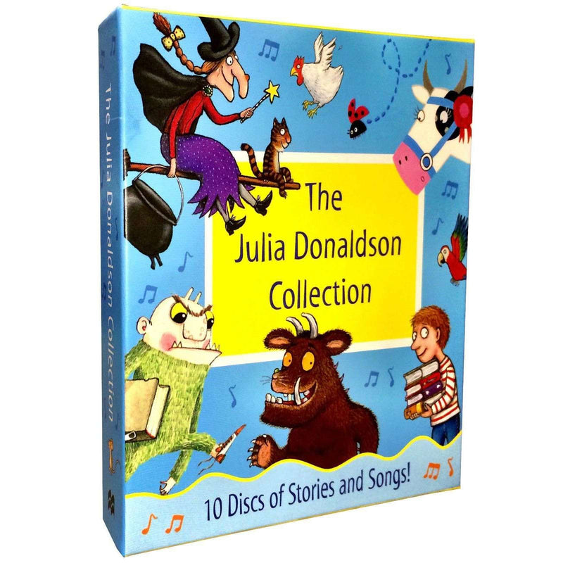 Julia Donaldson Collection 10 Audio CD Books Set Stories & Songs Gruffalo, Child