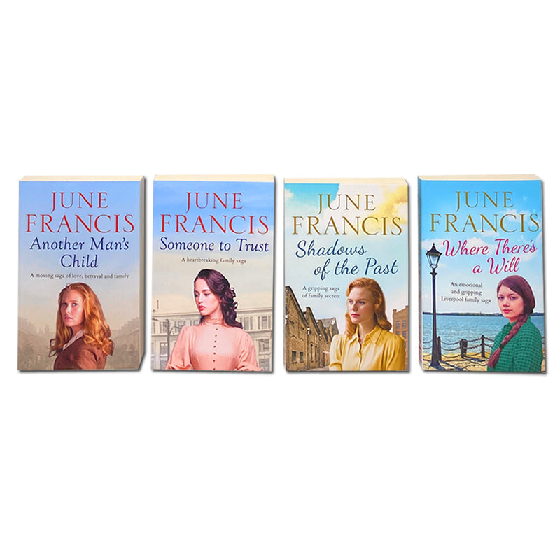 June Francis Collection 4 Books Set ,Another Man's Child, Someone to Trust, Where There's a Will,